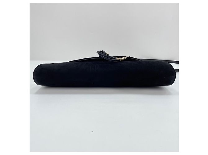 Borsa a tracolla Salvatore Ferragamo Gancini Nero - vista 7