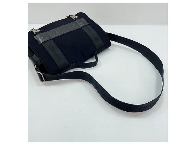 Borsa a tracolla Chanel Sport Line Nero - vista 9