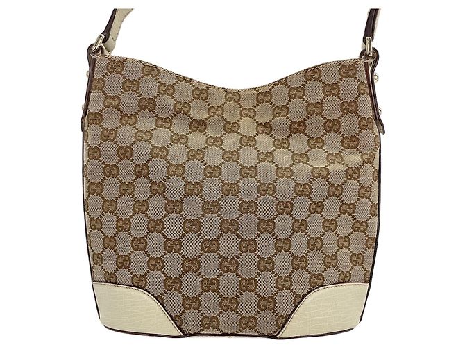 Borsa a tracolla Gucci Horsebit bianca Bianco - vista 3