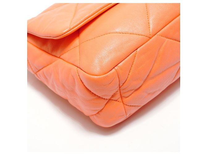 Borsa a tracolla con catena 2-way Matelassé Chanel Arancione - vista 5