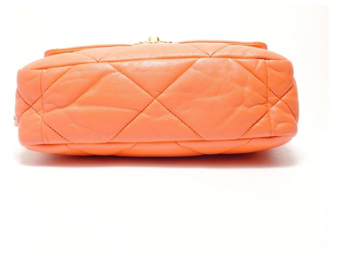 Borsa a tracolla con catena 2-way Matelassé Chanel Arancione - vista 7