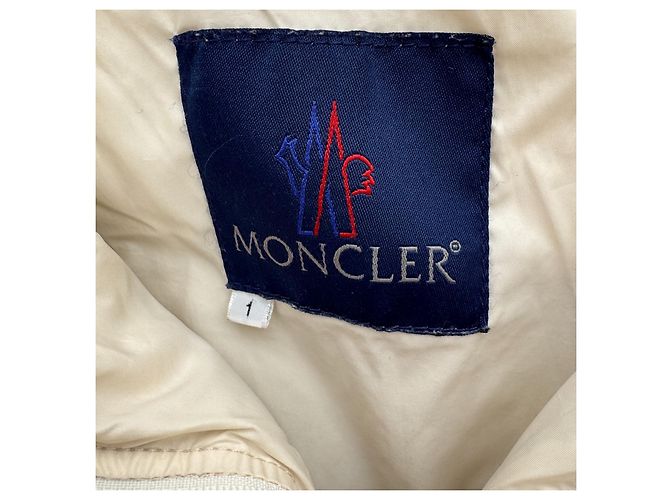 Giacca Moncler da Donna in Crema Bianco - vista 2