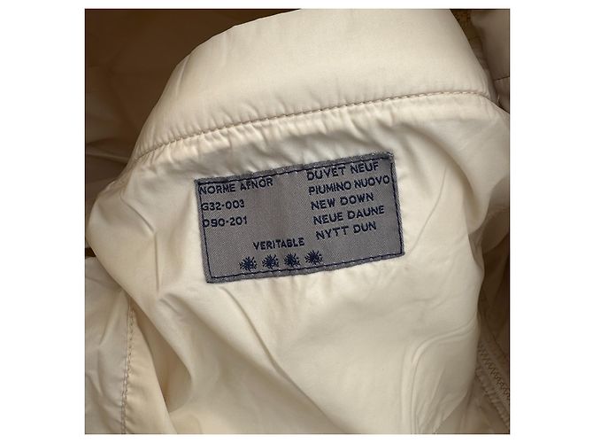 Giacca Moncler da Donna in Crema Bianco - vista 8
