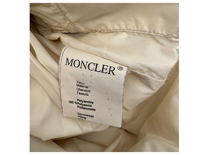 Giacca Moncler da Donna in Crema Bianco - vista 9