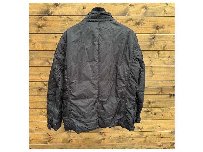 Moncler Giacca Imbottita Nera Uomo Nero - vista 2