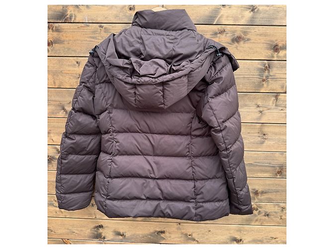 Moncler Brown Down Puffer Jacket with Hood - Ansicht 3