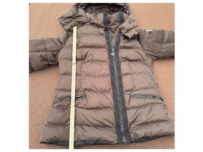 Moncler Brown Down Puffer Jacket with Hood - Ansicht 9