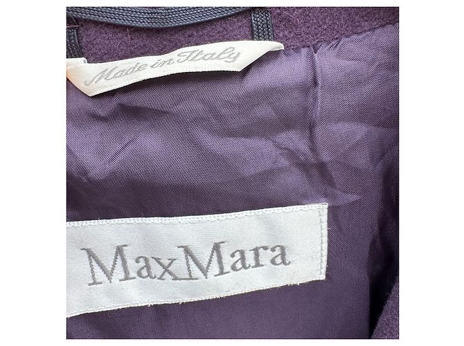 Max Mara Blazer de mezcla de lana morada Púrpura - vista 2