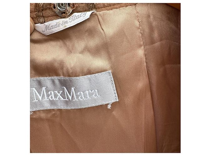 Abrigo de lana camel Max Mara Camello - vista 6