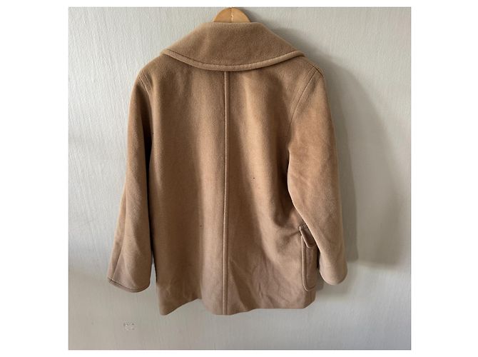 Max Mara Abrigo doble botonadura de lana - Camel Camello - vista 2