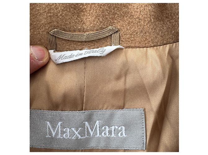 Max Mara Abrigo doble botonadura de lana - Camel Camello - vista 3