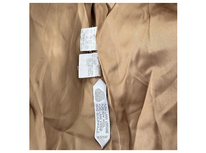 Max Mara Abrigo doble botonadura de lana - Camel Camello - vista 7