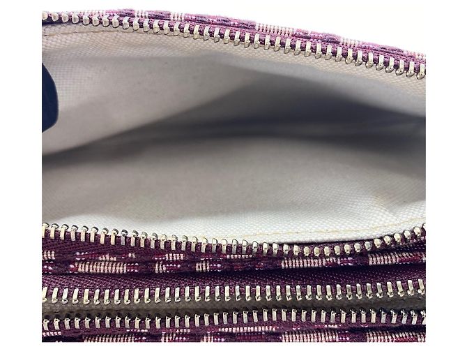Borsa a tracolla Christian Dior Trotter Rosso Bordò - vista 14