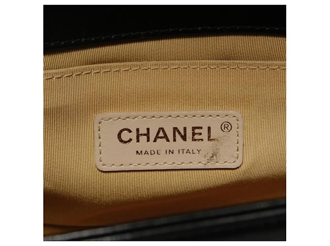 Borsa a tracolla Chanel Boy Chain Medium Nero - vista 11