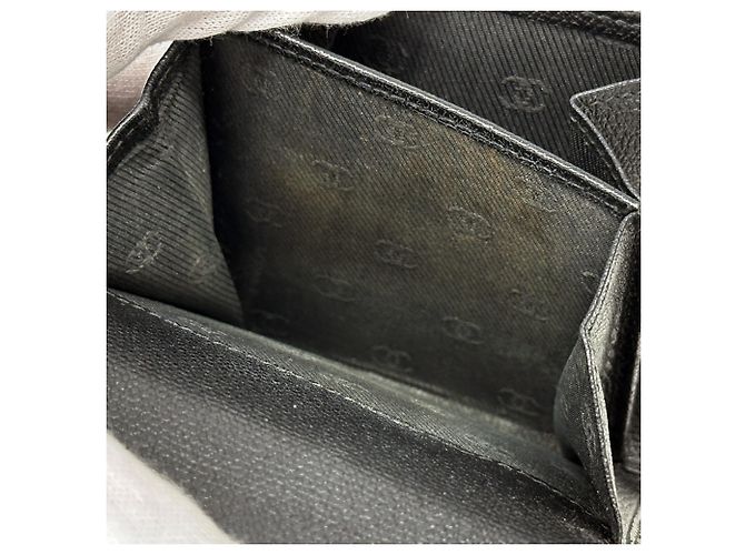 Chanel Bi-fold Ledergeldbörse Schwarz - Ansicht 13