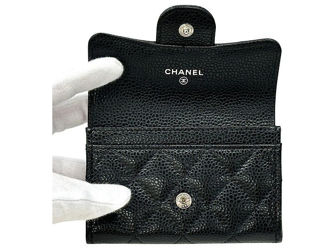 Tarjetero Matelassé Chanel Negro - vista 4