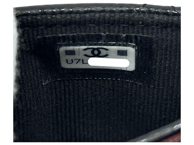 Tarjetero Matelassé Chanel Negro - vista 6