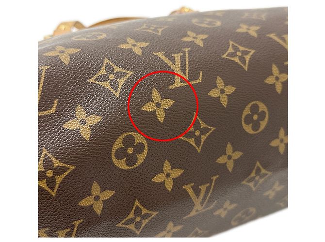 Borsa a Spalla Louis Vuitton Monogram Marrone Monogramma - vista 11
