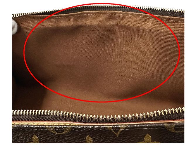 Borsa Louis Vuitton Monogram Marrone Monogramma - vista 7