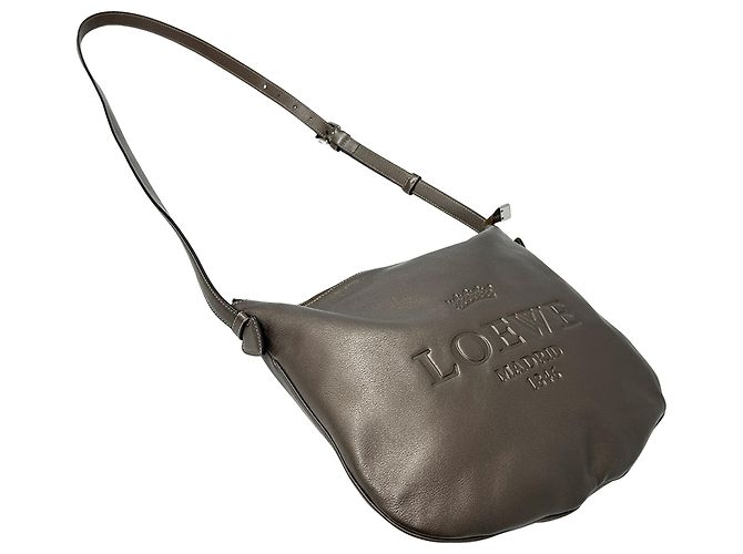 Borsa a mano Loewe marrone metallizzata Metallico - vista 4