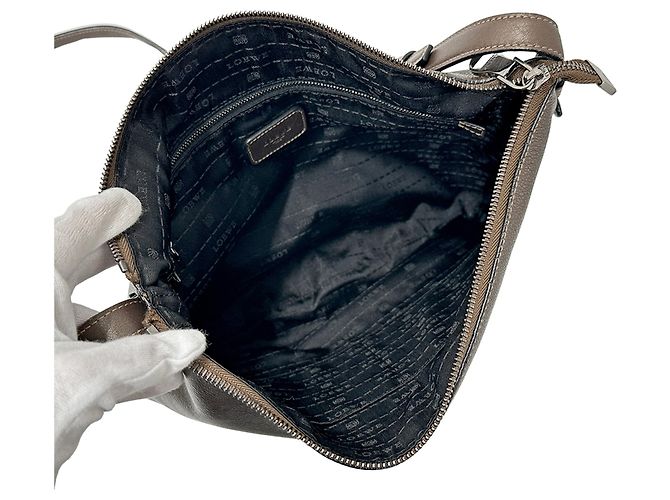 Borsa a mano Loewe marrone metallizzata Metallico - vista 5