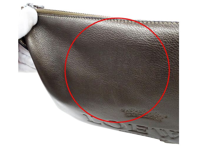 Borsa a mano Loewe marrone metallizzata Metallico - vista 8