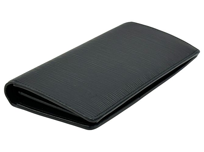 Louis Vuitton Epi Leather Bi-Fold Wallet Black - view 3