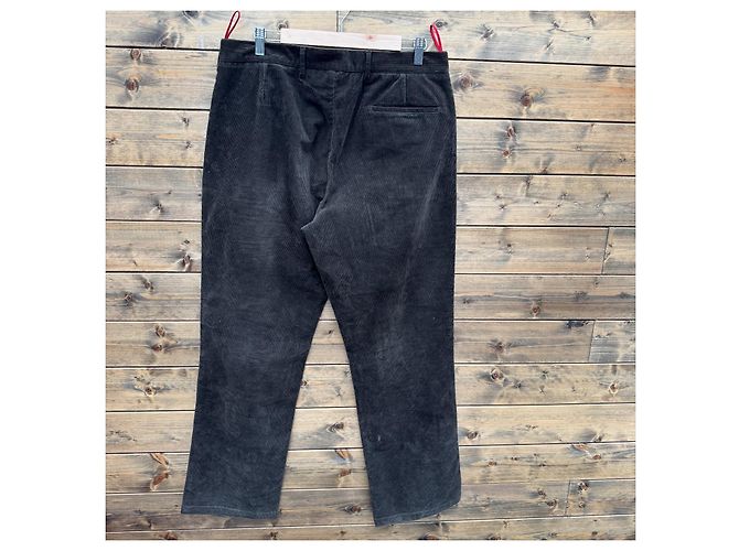 Pantaloni Prada in velluto a coste Grigio antracite - vista 2