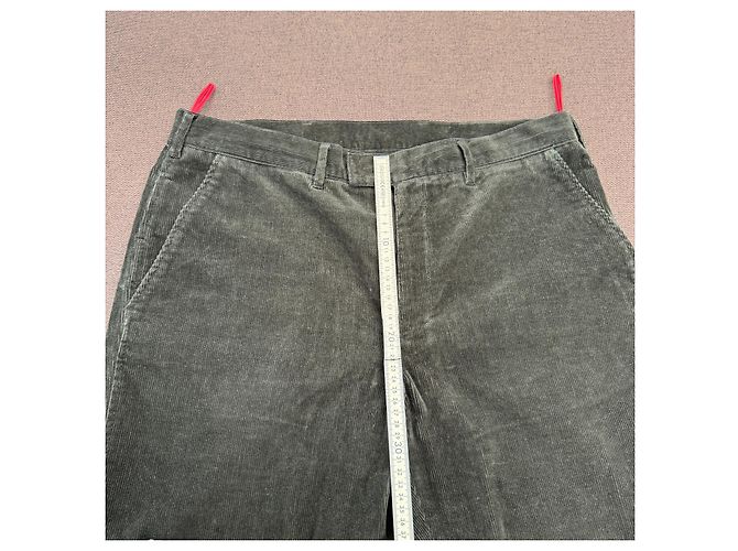 Pantaloni Prada in velluto a coste Grigio antracite - vista 7