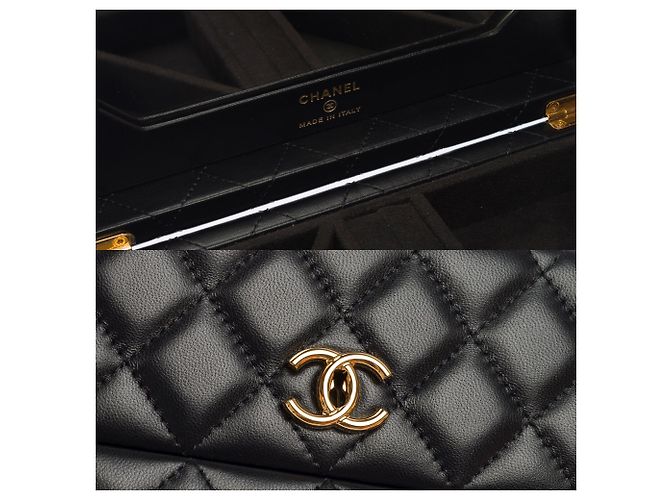Borsa CHANEL in Pelle Nera - 103670 Nero - vista 7