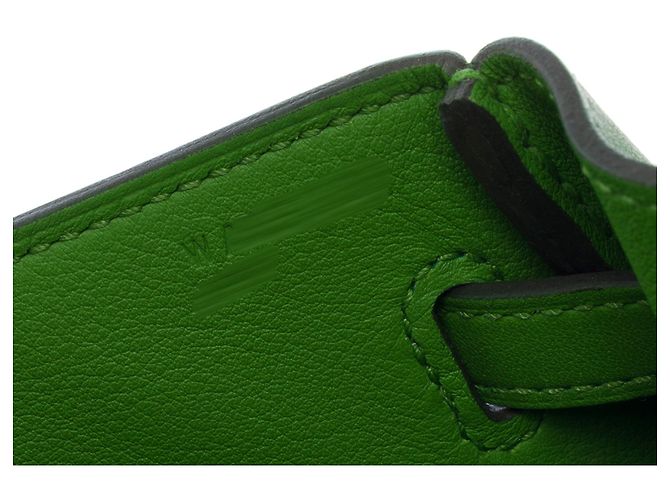 Kelly Hermès HERMES Tasche aus grünem Leder - 103684 - Ansicht 10