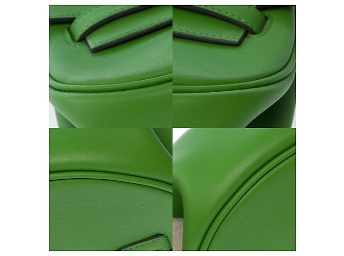 Kelly Hermès HERMES Tasche aus grünem Leder - 103684 - Ansicht 14