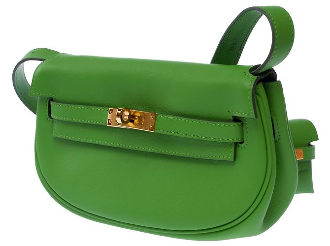 Kelly Hermès HERMES Tasche aus grünem Leder - 103684 - Ansicht 5