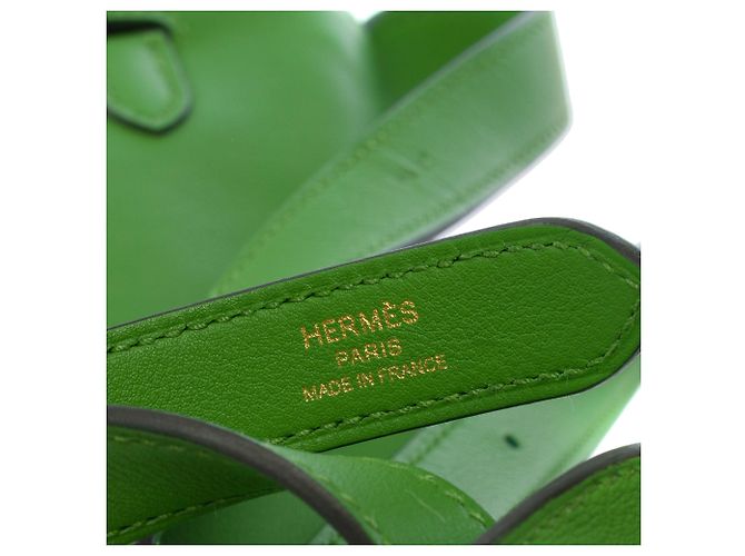 Kelly Hermès HERMES Tasche aus grünem Leder - 103684 - Ansicht 9