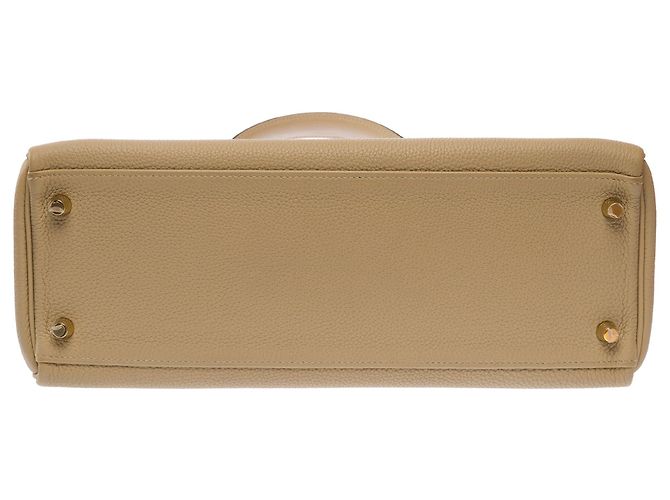 Hermès Borsa HERMES Kelly 32 in Pelle Beige - 103662 - vista 10