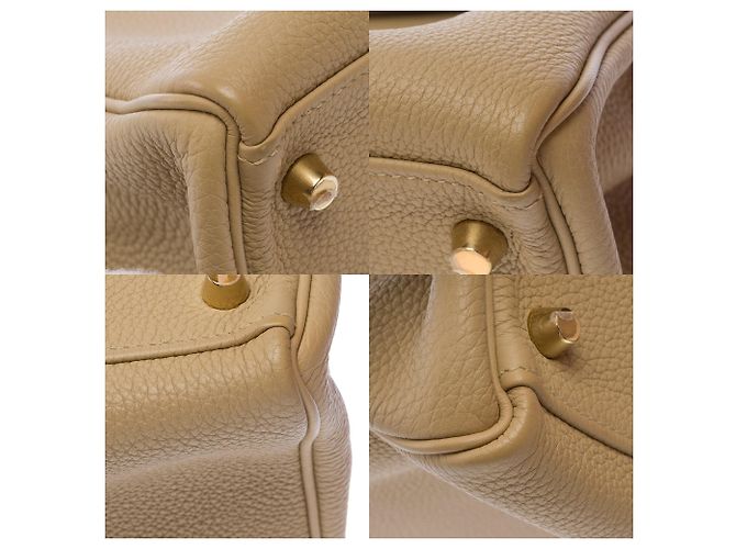 Hermès Borsa HERMES Kelly 32 in Pelle Beige - 103662 - vista 11