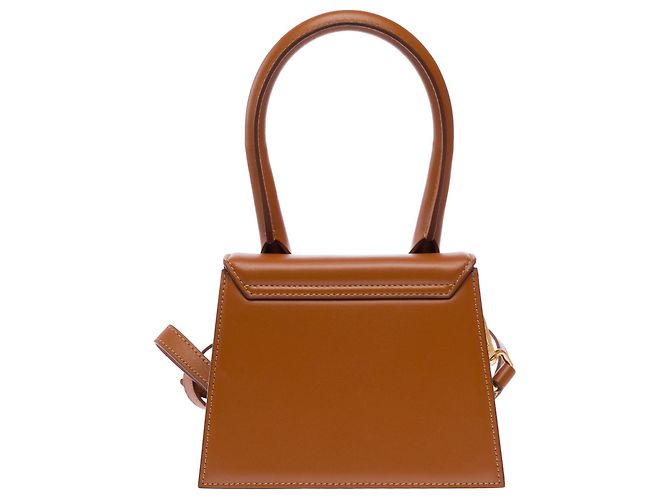 Borsa JACQUEMUS Chiquito in Pelle Dorata - 103663 D'oro - vista 4