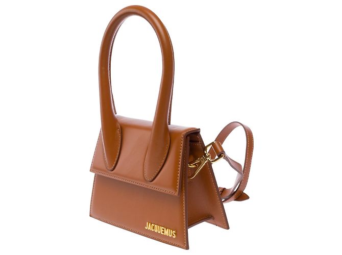 Borsa JACQUEMUS Chiquito in Pelle Dorata - 103663 D'oro - vista 5