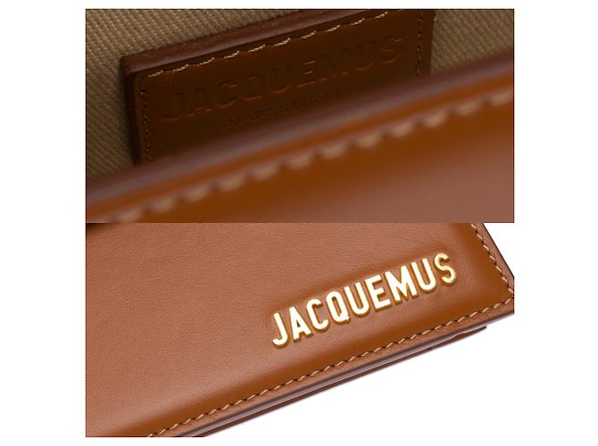 Borsa JACQUEMUS Chiquito in Pelle Dorata - 103663 D'oro - vista 7