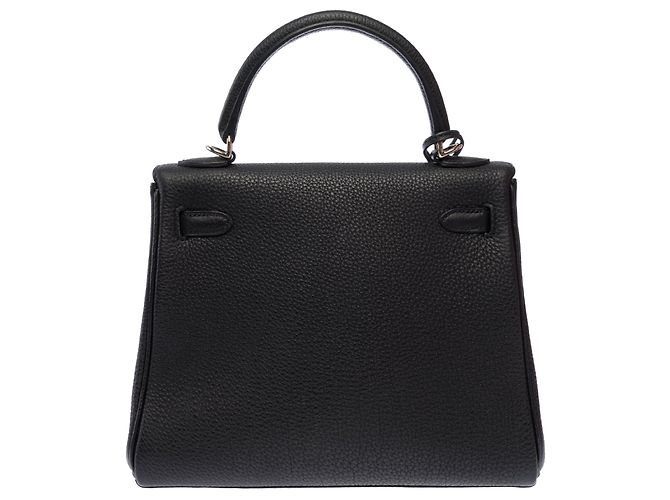 Hermès Borsa HERMES Kelly 25 in Pelle Nera - 103681 Nero - vista 4