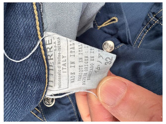 Versace Jeans Couture jeans in denim blu - vista 4