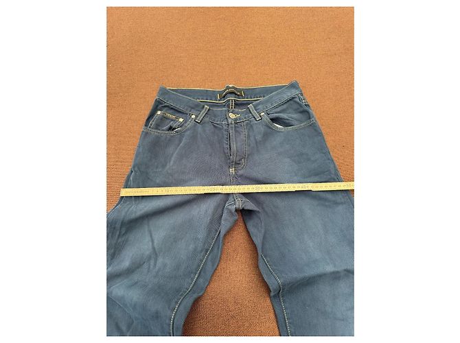 Versace Jeans Couture jeans in denim blu - vista 5