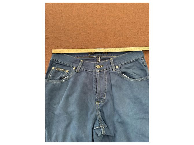 Versace Jeans Couture jeans in denim blu - vista 7
