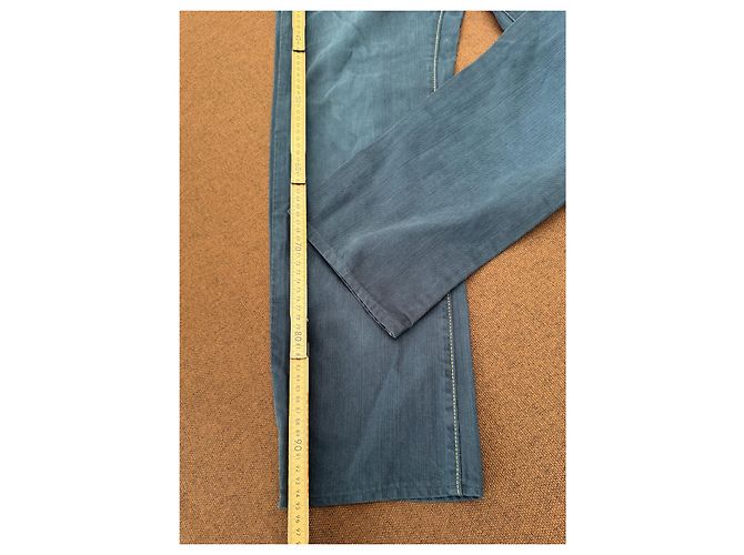 Versace Jeans Couture jeans in denim blu - vista 9