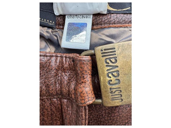 Braune Lederhose Just Cavalli - Ansicht 6