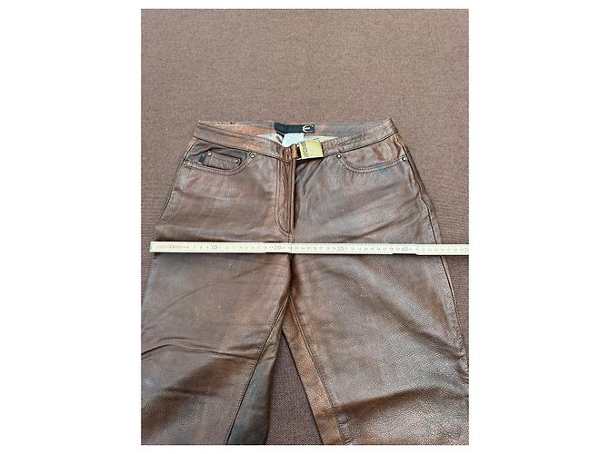 Braune Lederhose Just Cavalli - Ansicht 8