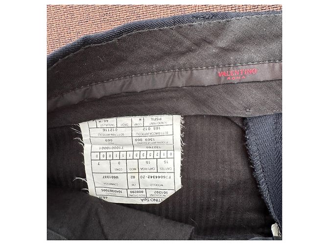Pantaloni da completo Valentino Roma uomo blu navy Nero - vista 4