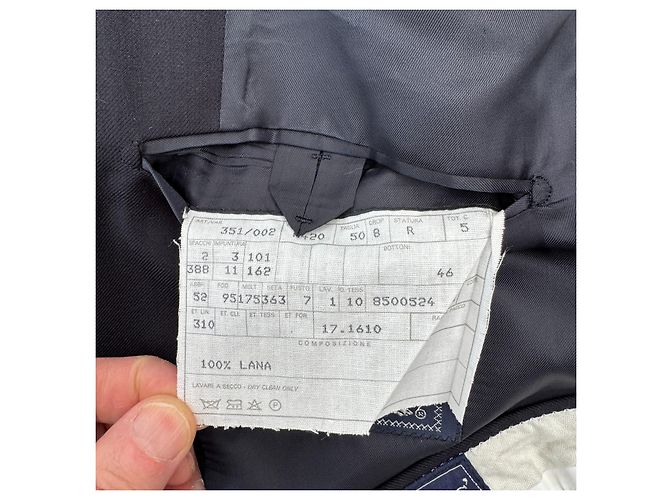 Burberrys Men's Double-Breasted Wool Suit - Black - view 4