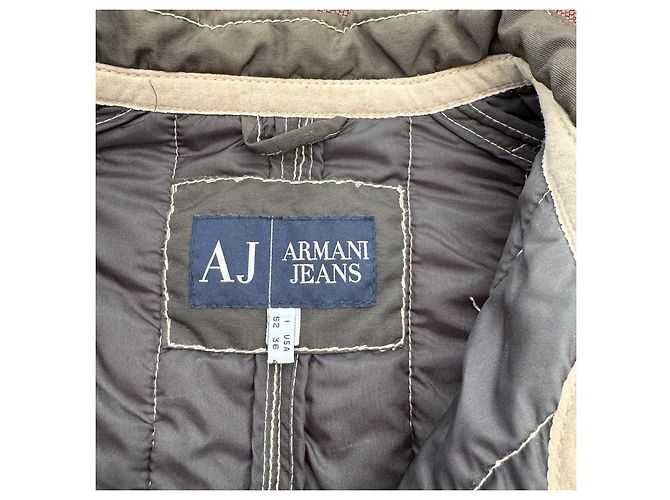 Steppjacke Armani Jeans Beige Anthrazitgrau - Ansicht 4