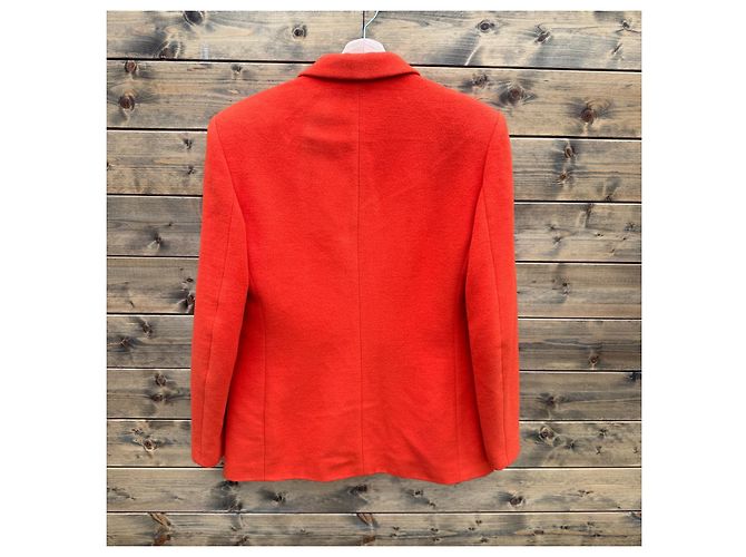 Giacca Jungle Kenzo / Donna 40 (L) / Lana–Cashmere Arancione - vista 2